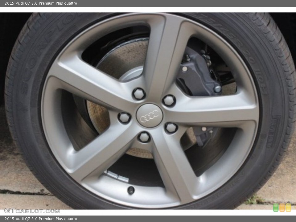 2015 Audi Q7 3.0 Premium Plus quattro Wheel and Tire Photo #95985235