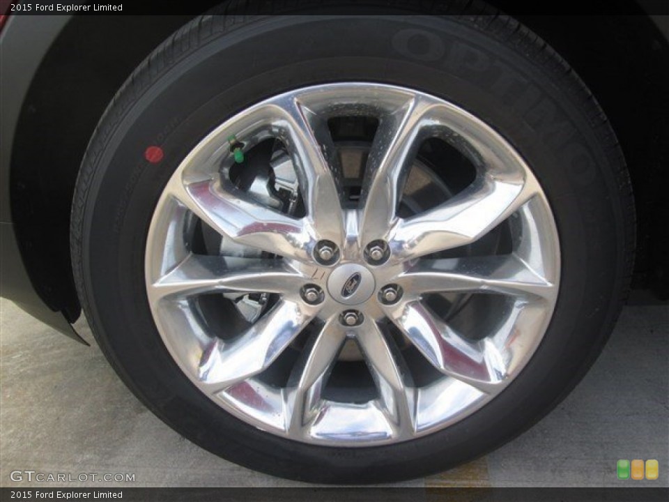 2015 Ford Explorer Limited Wheel and Tire Photo #96012100