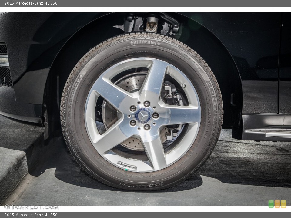 2015 Mercedes-Benz ML 350 Wheel and Tire Photo #96049350