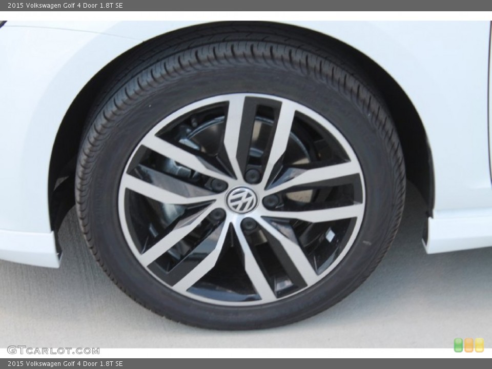 2015 Volkswagen Golf 4 Door 1.8T SE Wheel and Tire Photo #96050871