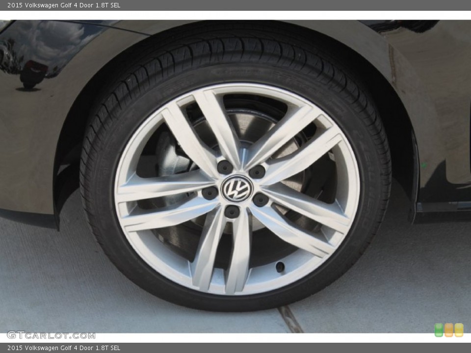 2015 Volkswagen Golf 4 Door 1.8T SEL Wheel and Tire Photo #96051300