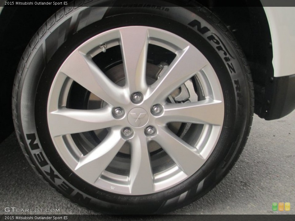2015 Mitsubishi Outlander Sport ES Wheel and Tire Photo #96056880