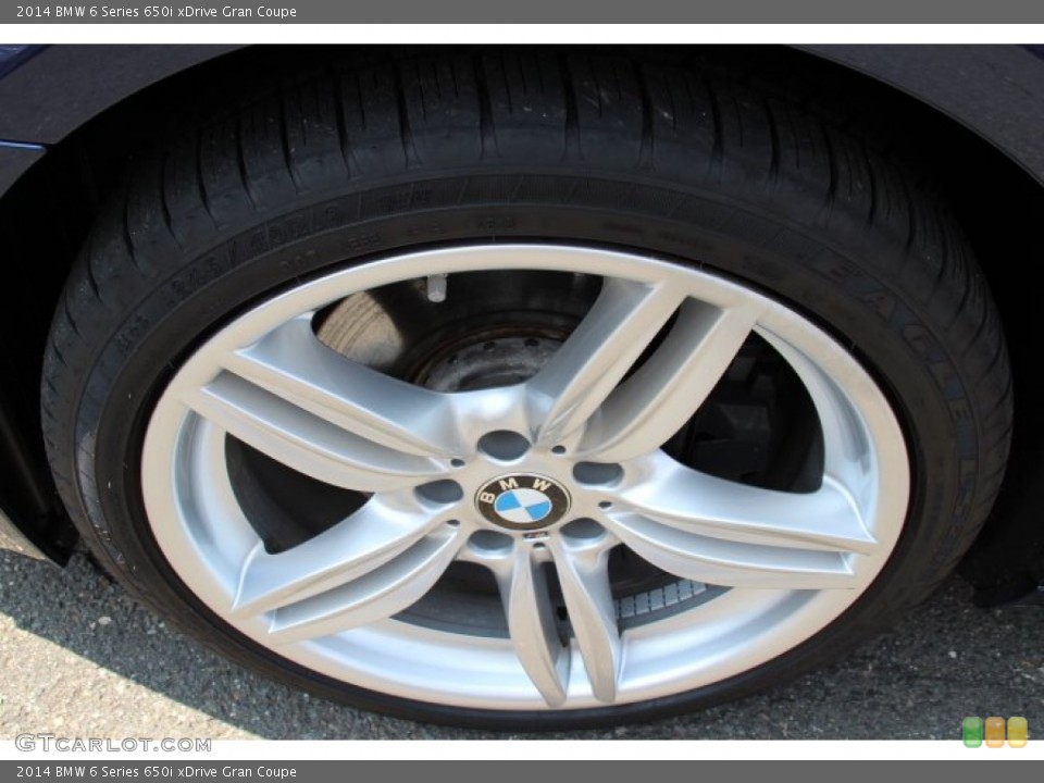 2014 BMW 6 Series 650i xDrive Gran Coupe Wheel and Tire Photo #96059532