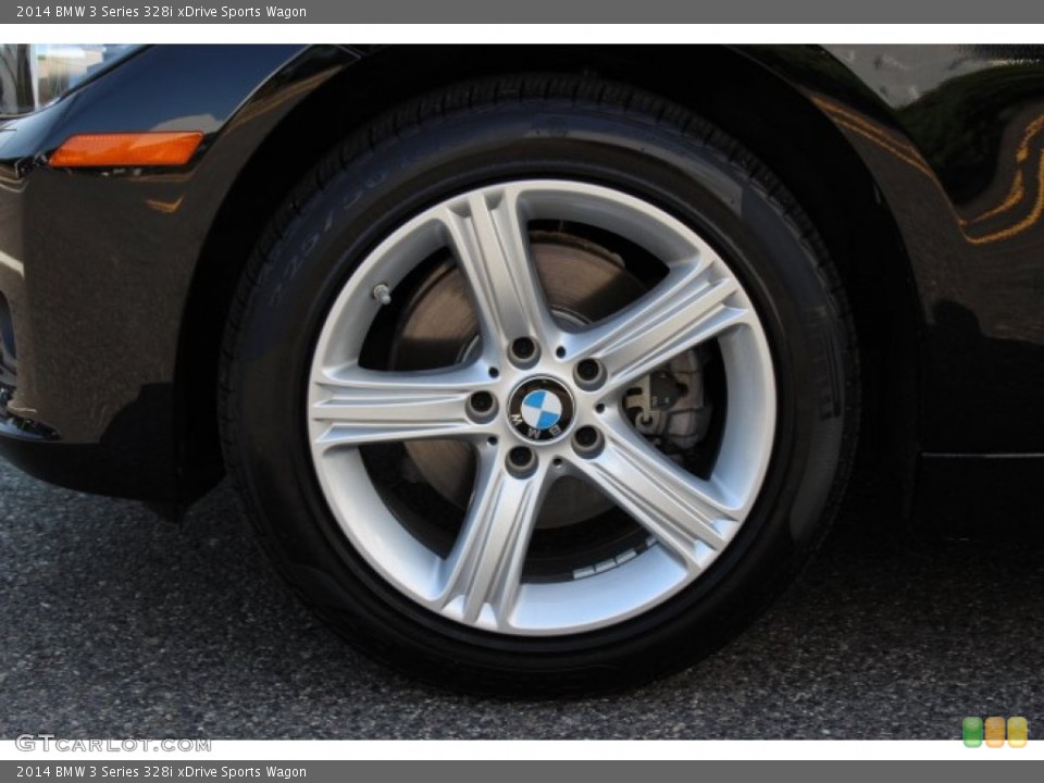 2014 BMW 3 Series 328i xDrive Sports Wagon Wheel and Tire Photo #96065526