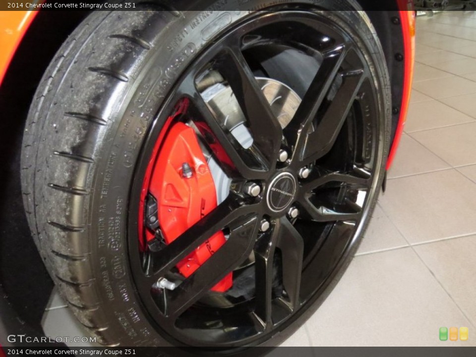 2014 Chevrolet Corvette Stingray Coupe Z51 Wheel and Tire Photo #96082953