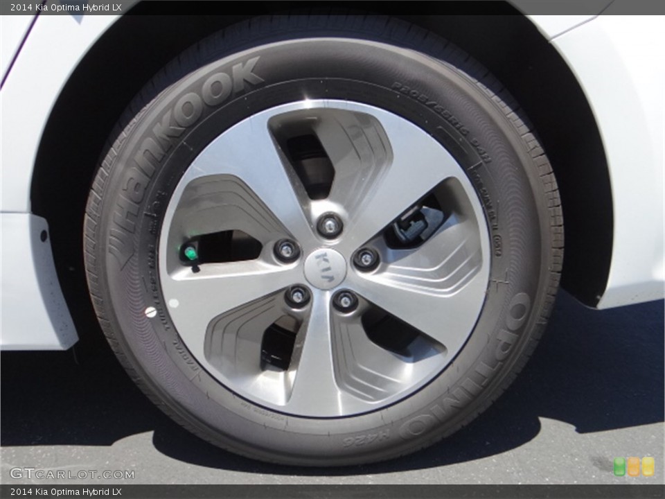 2014 Kia Optima Hybrid LX Wheel and Tire Photo #96083625