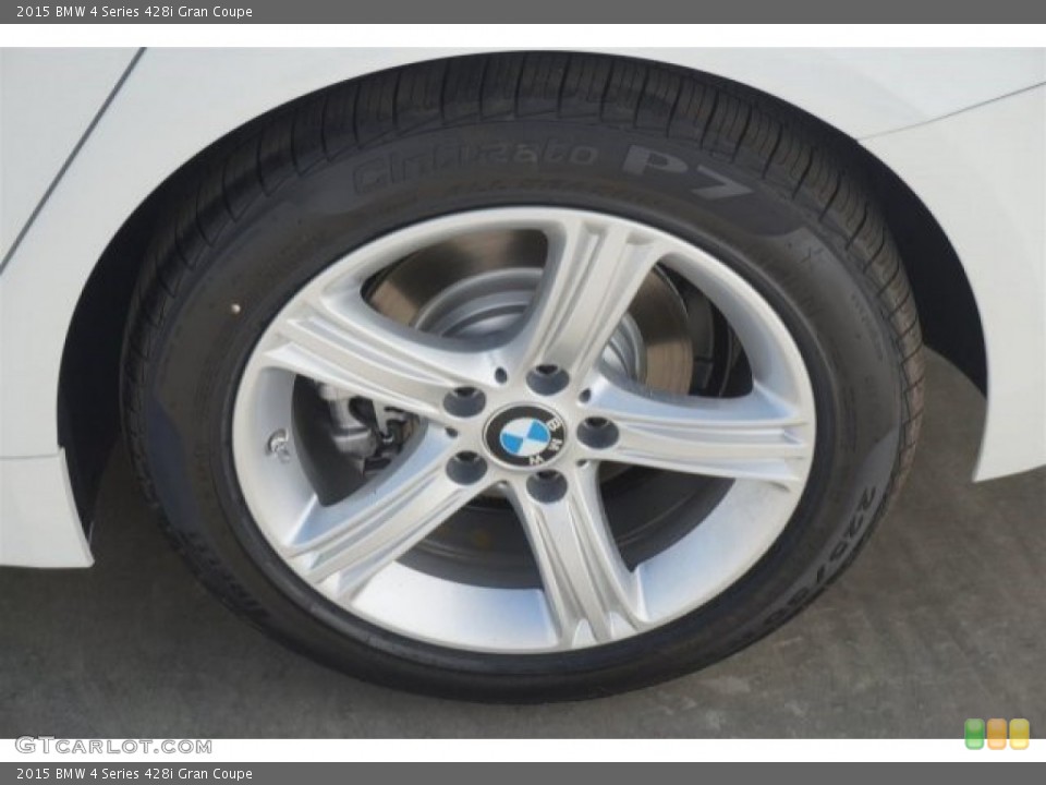 2015 BMW 4 Series 428i Gran Coupe Wheel and Tire Photo #96086704