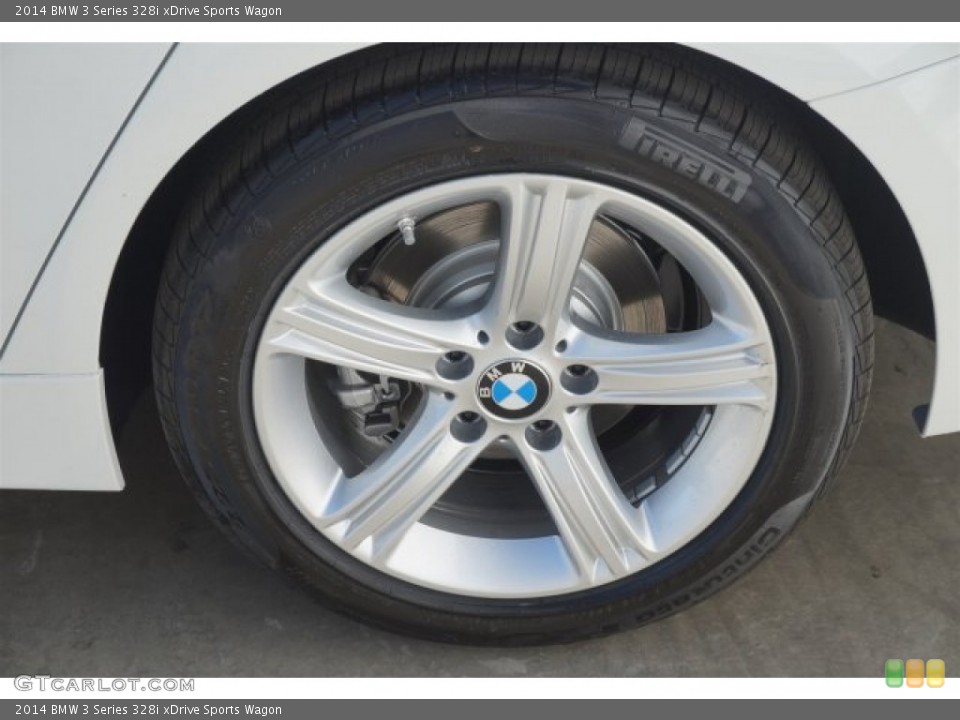 2014 BMW 3 Series 328i xDrive Sports Wagon Wheel and Tire Photo #96088756