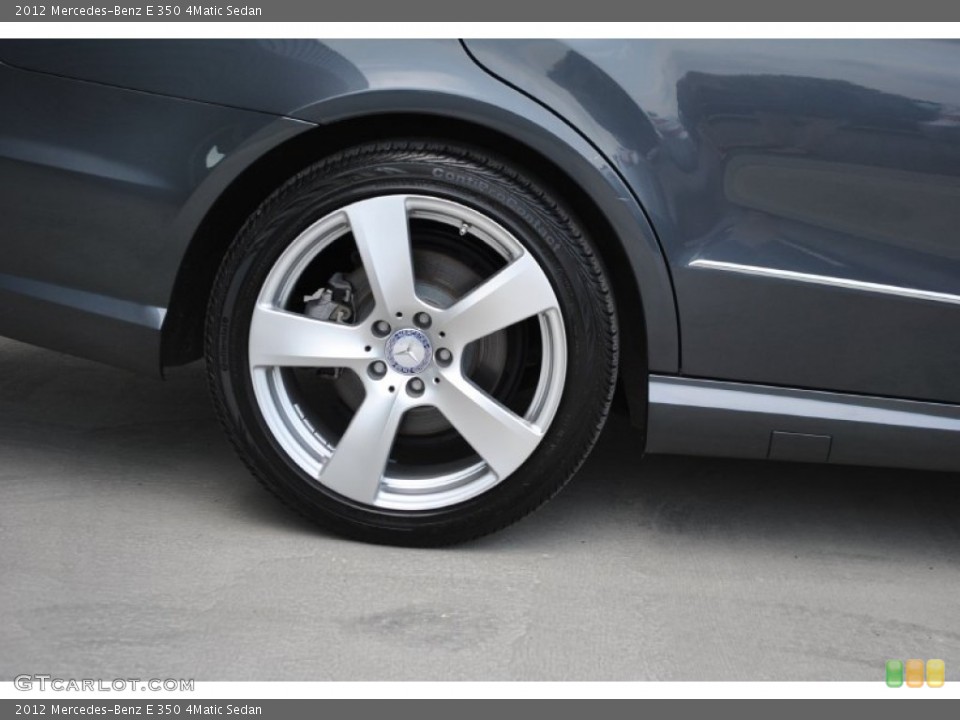 2012 Mercedes-Benz E 350 4Matic Sedan Wheel and Tire Photo #96105340