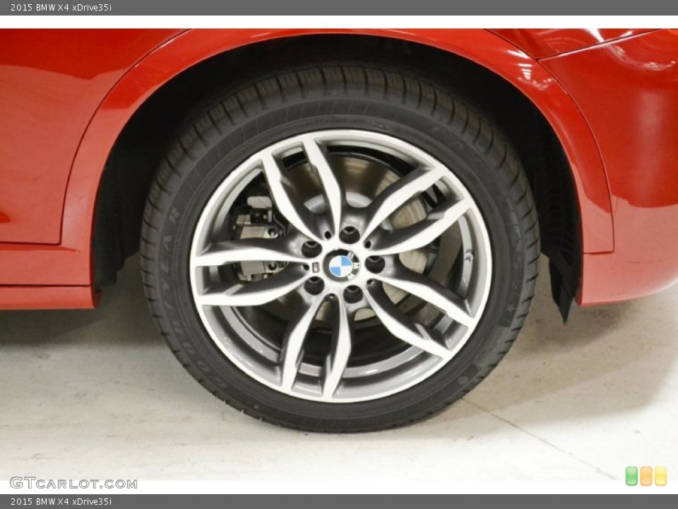 2015 BMW X4 xDrive35i Wheel and Tire Photo #96138584
