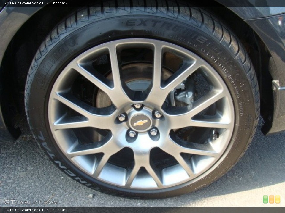 2014 Chevrolet Sonic LTZ Hatchback Wheel and Tire Photo #96142202