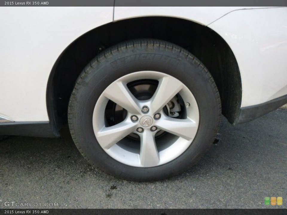 2015 Lexus RX 350 AWD Wheel and Tire Photo #96221091