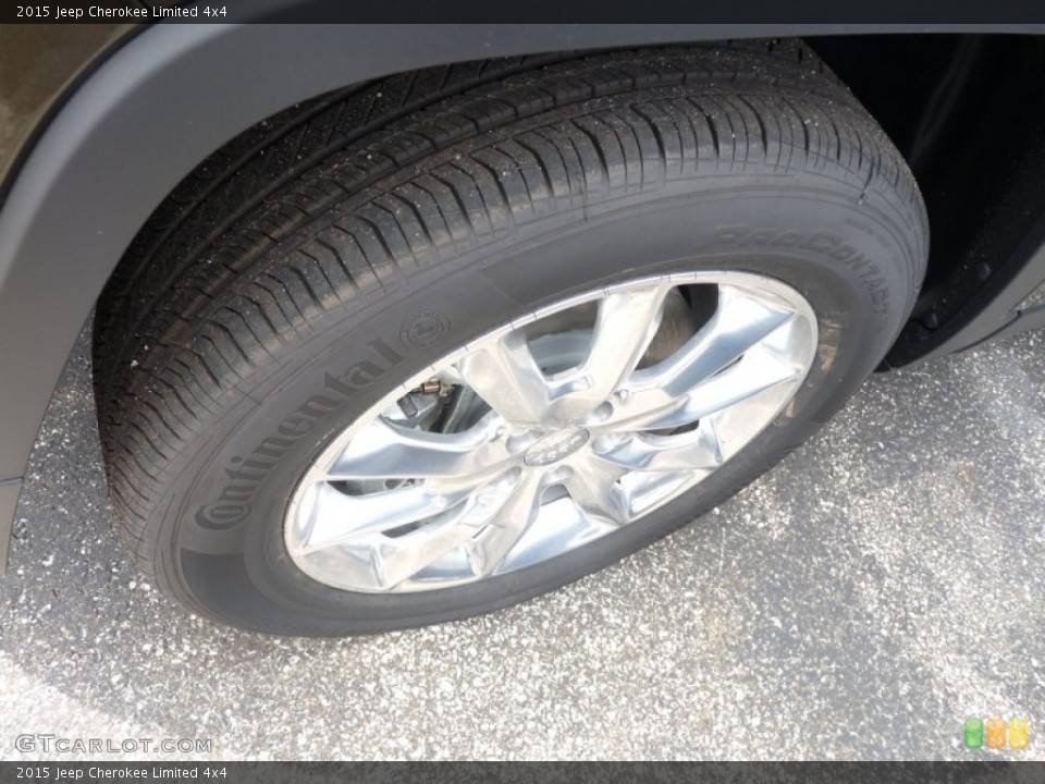 2015 Jeep Cherokee Limited 4x4 Wheel and Tire Photo #96224043