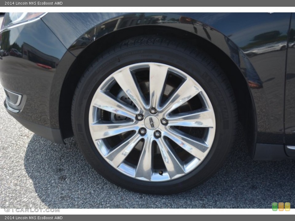 2014 Lincoln MKS EcoBoost AWD Wheel and Tire Photo #96254454