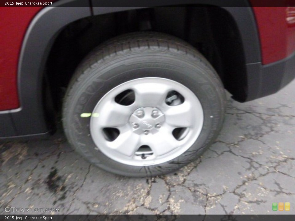 2015 Jeep Cherokee Sport Wheel and Tire Photo #96264534