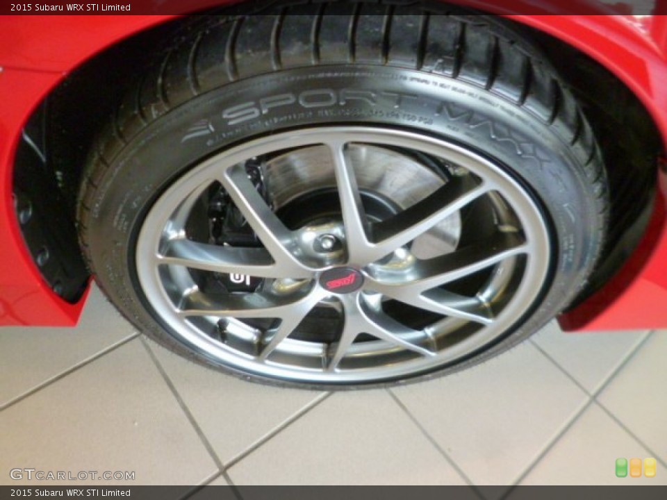 2015 Subaru WRX STI Limited Wheel and Tire Photo #96275406