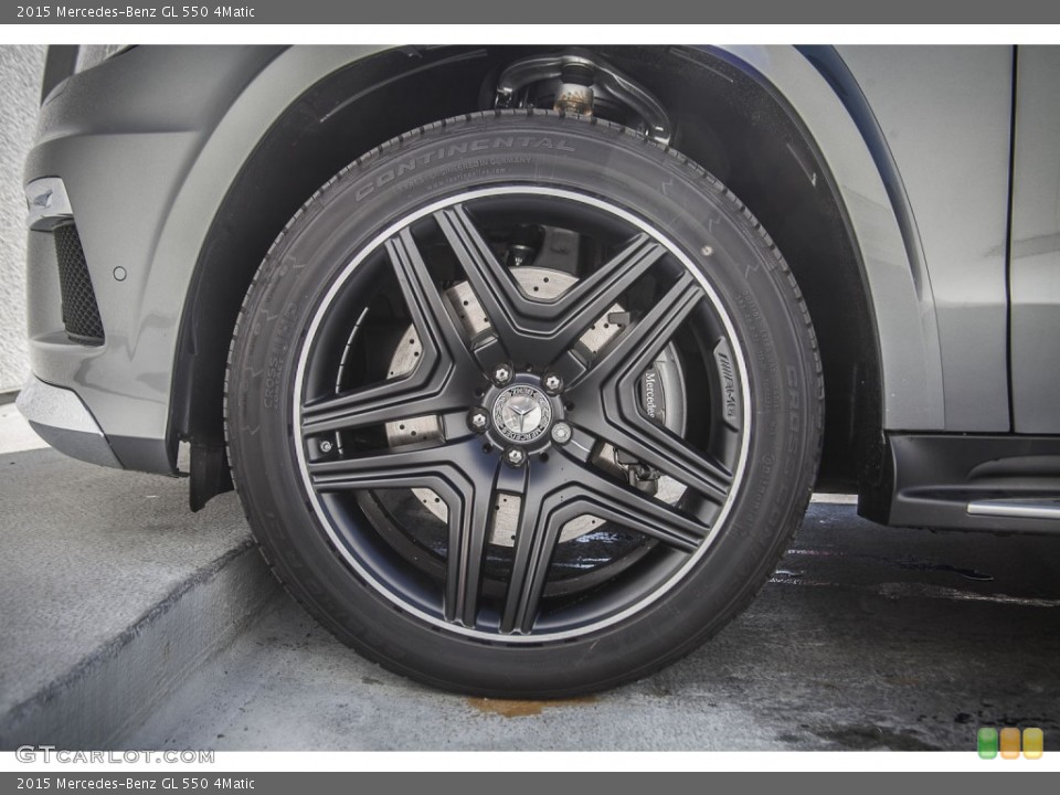 2015 Mercedes-Benz GL 550 4Matic Wheel and Tire Photo #96276375