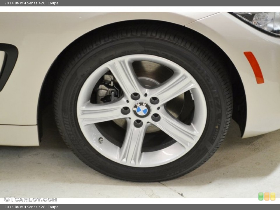 2014 BMW 4 Series 428i Coupe Wheel and Tire Photo #96281040