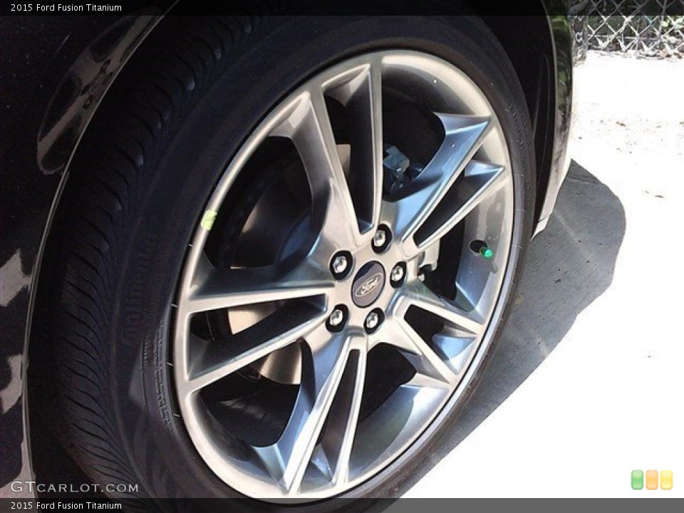 2015 Ford Fusion Titanium Wheel and Tire Photo #96298047