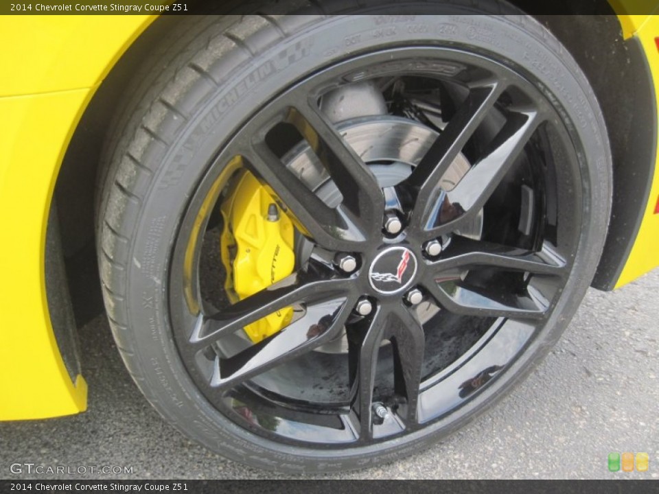 2014 Chevrolet Corvette Stingray Coupe Z51 Wheel and Tire Photo #96298344