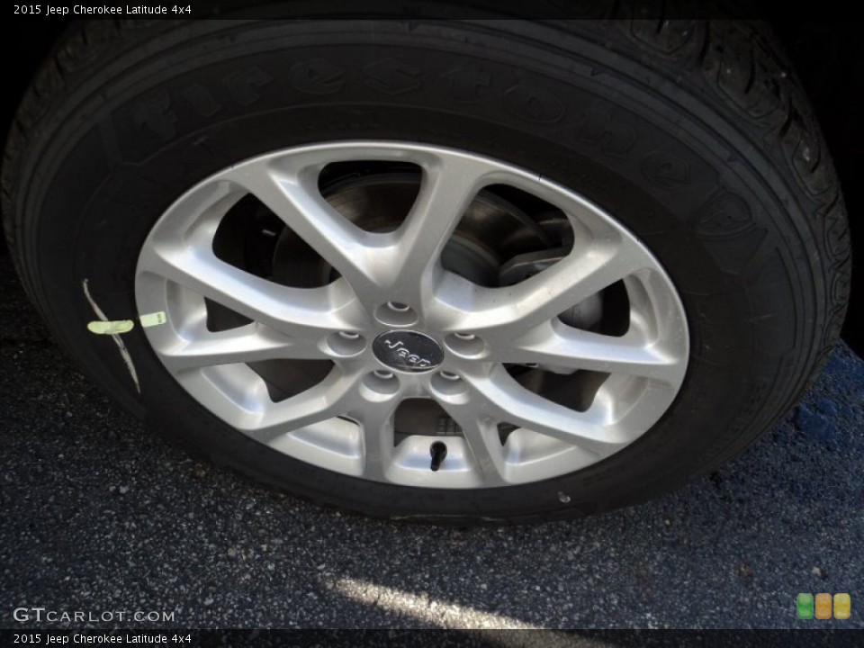 2015 Jeep Cherokee Latitude 4x4 Wheel and Tire Photo #96300726