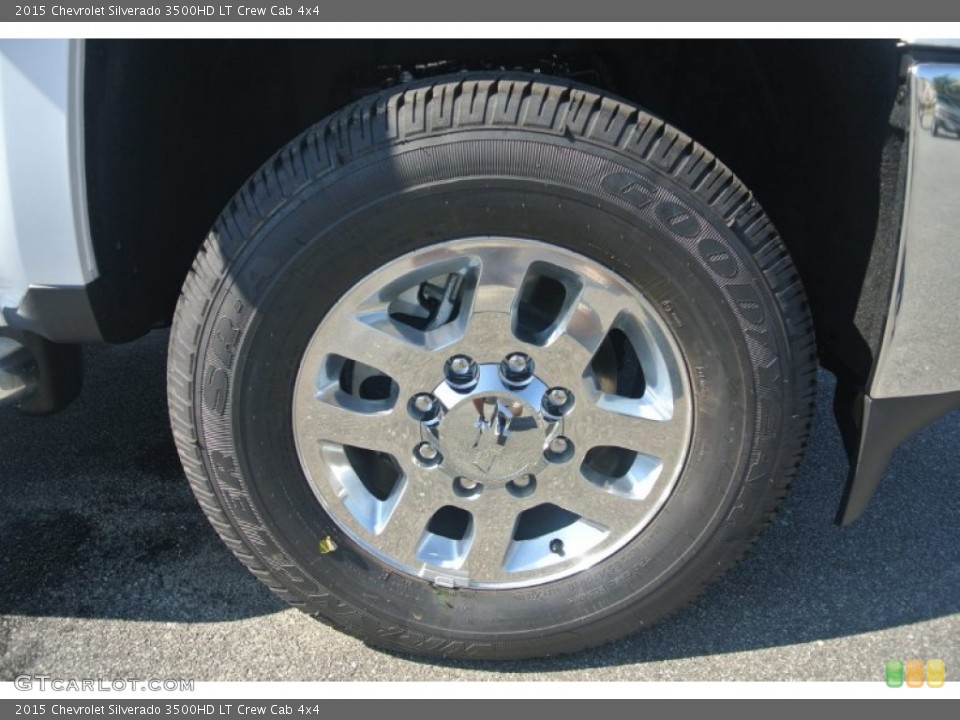 2015 Chevrolet Silverado 3500HD LT Crew Cab 4x4 Wheel and Tire Photo #96311133