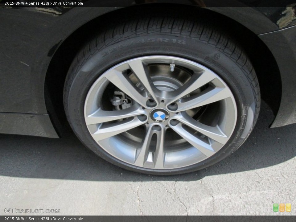 2015 BMW 4 Series 428i xDrive Convertible Wheel and Tire Photo #96339107
