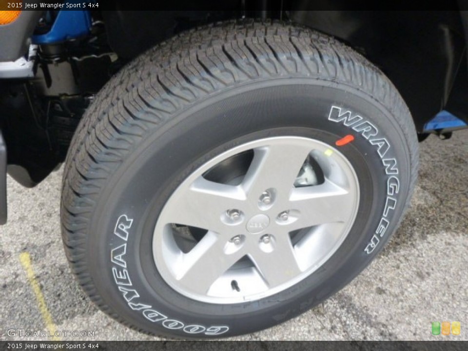 2015 Jeep Wrangler Sport S 4x4 Wheel and Tire Photo #96340658