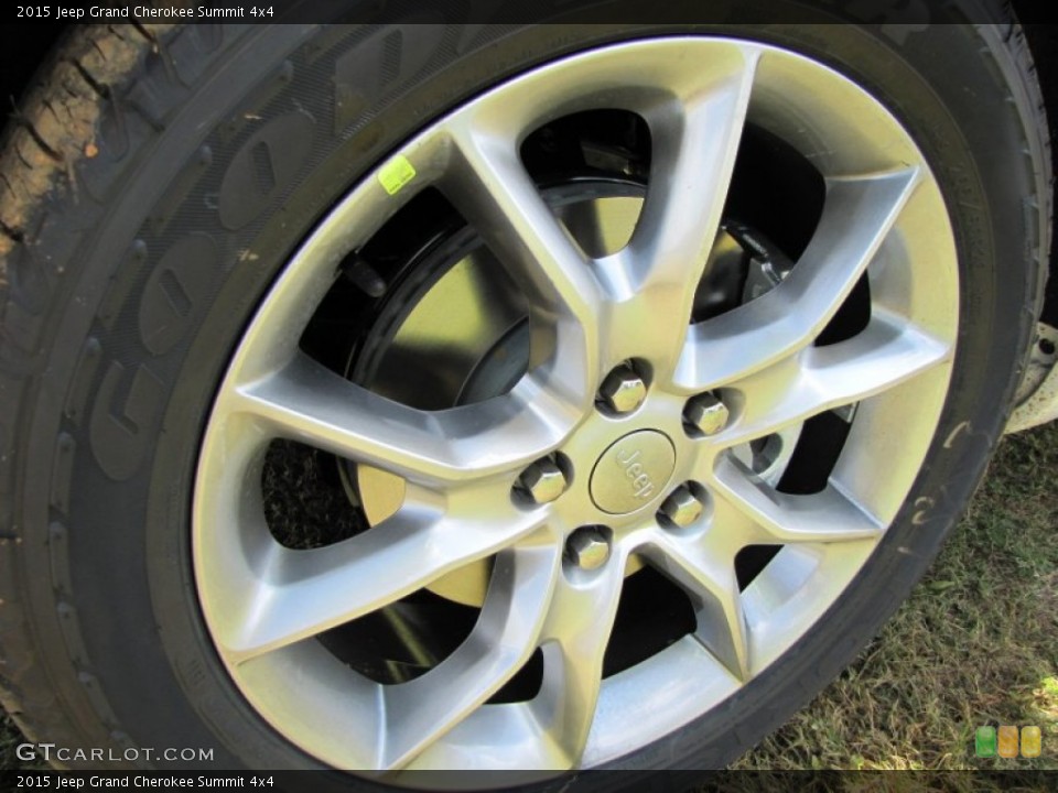 2015 Jeep Grand Cherokee Summit 4x4 Wheel and Tire Photo #96349469