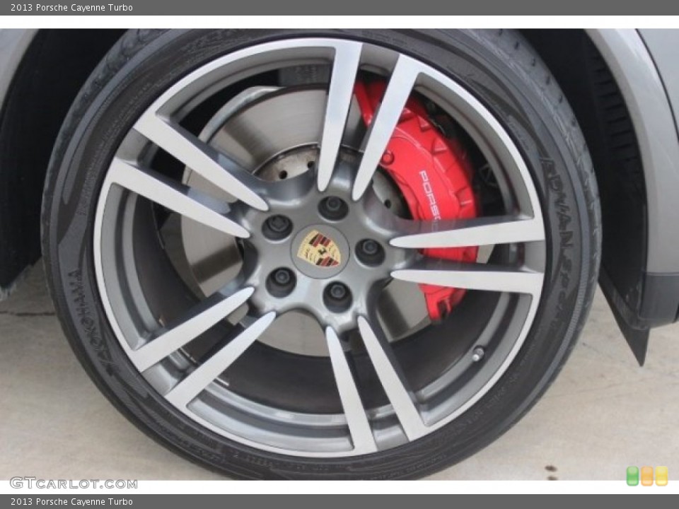 2013 Porsche Cayenne Turbo Wheel and Tire Photo #96357096