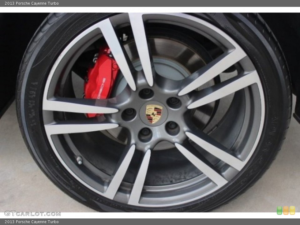 2013 Porsche Cayenne Turbo Wheel and Tire Photo #96357149
