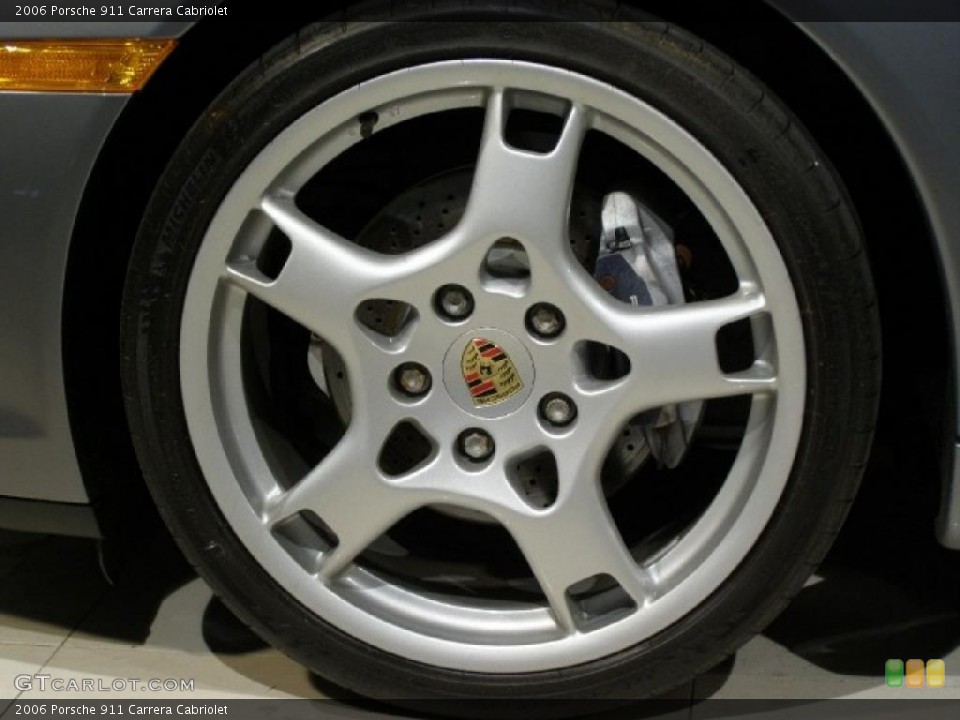 2006 Porsche 911 Carrera Cabriolet Wheel and Tire Photo #9637288