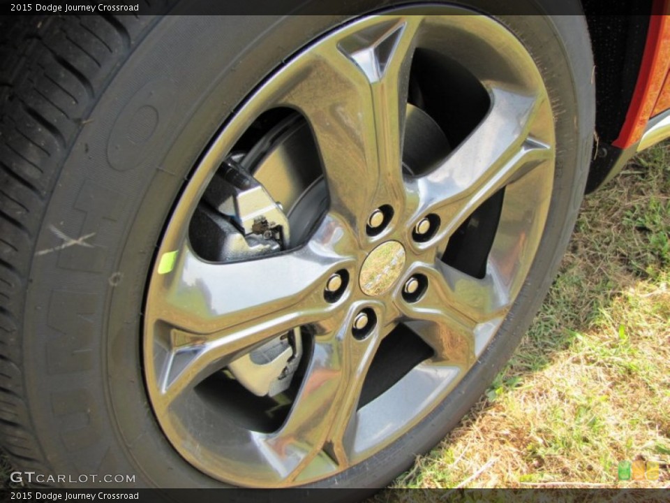 2015 Dodge Journey Crossroad Wheel and Tire Photo #96392492