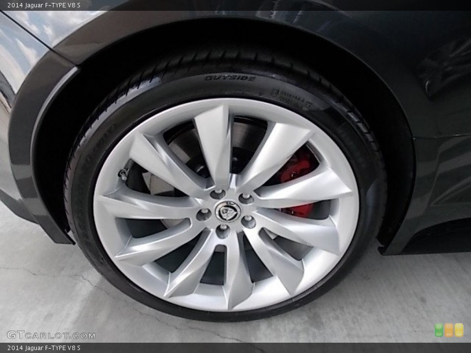 2014 Jaguar F-TYPE V8 S Wheel and Tire Photo #96402647