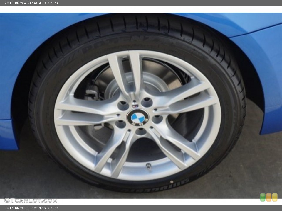 2015 BMW 4 Series 428i Coupe Wheel and Tire Photo #96403544