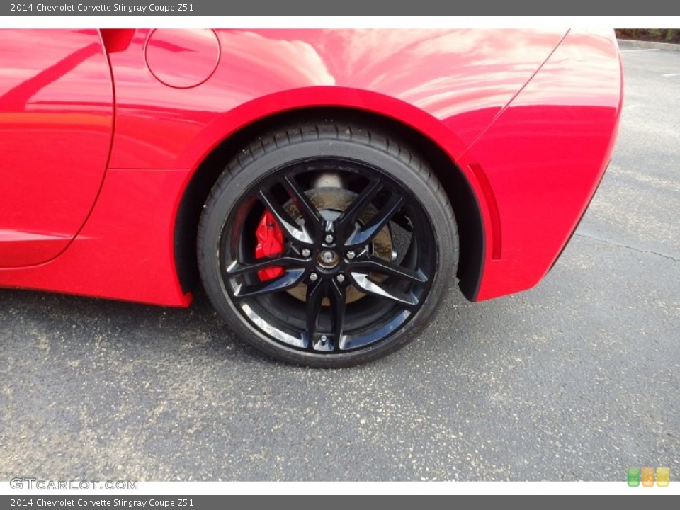 2014 Chevrolet Corvette Stingray Coupe Z51 Wheel and Tire Photo #96417056