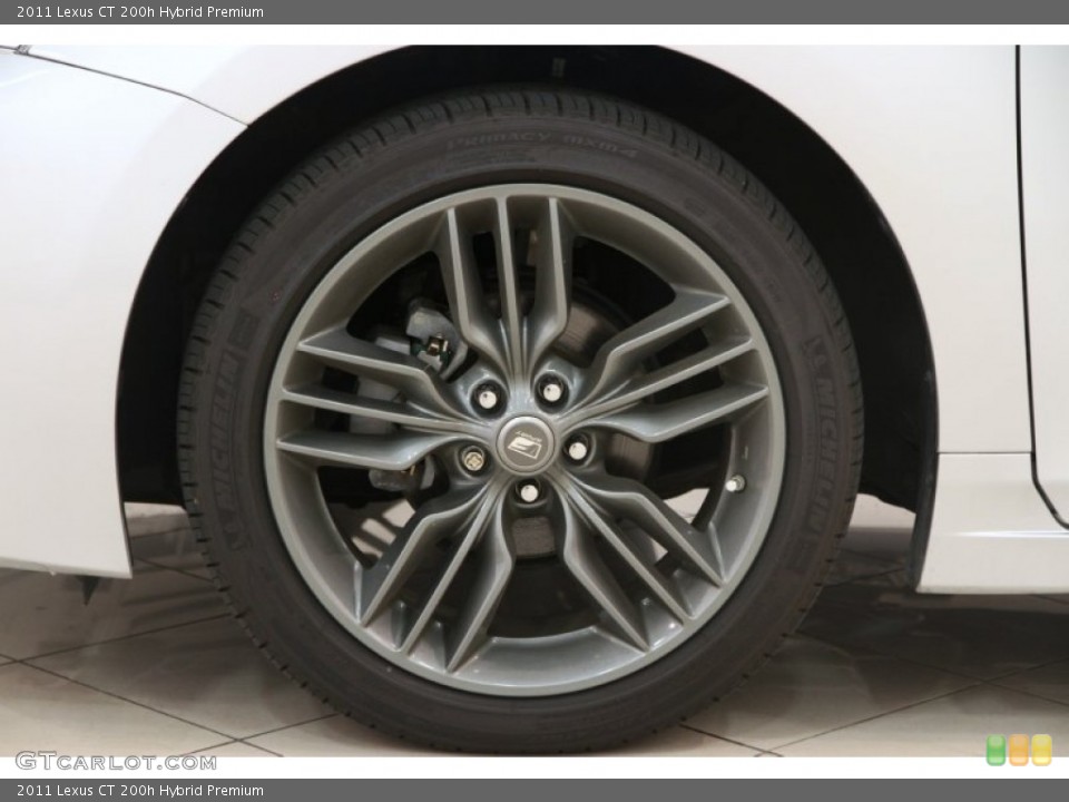 2011 Lexus CT 200h Hybrid Premium Wheel and Tire Photo #96419591