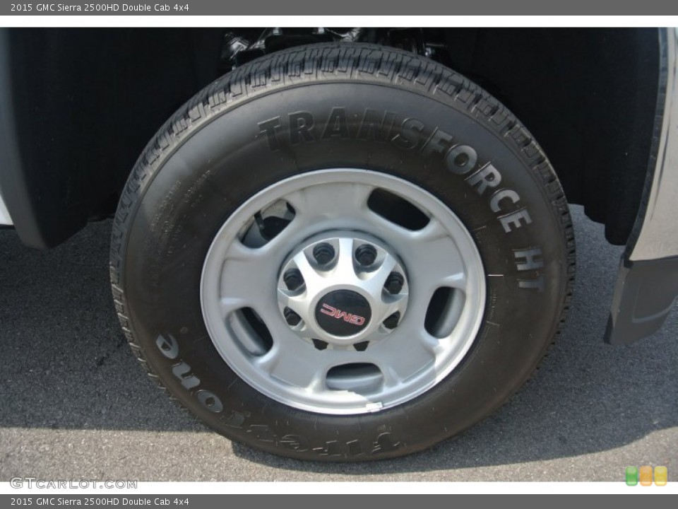 2015 GMC Sierra 2500HD Double Cab 4x4 Wheel and Tire Photo #96433186