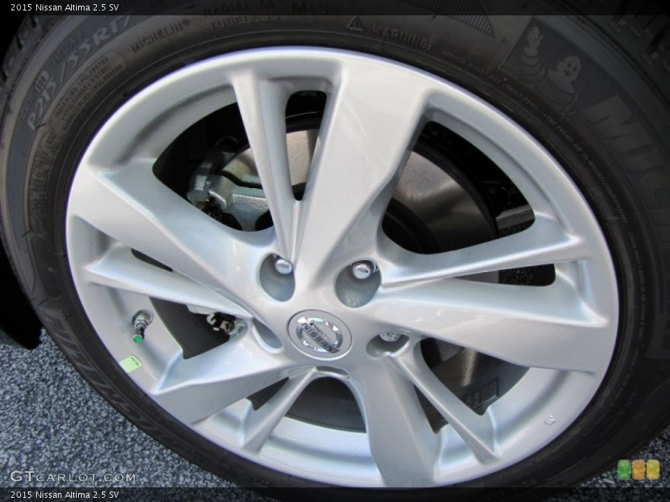 2015 Nissan Altima 2.5 SV Wheel and Tire Photo #96442690