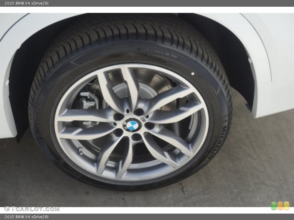 2015 BMW X4 xDrive28i Wheel and Tire Photo #96471163