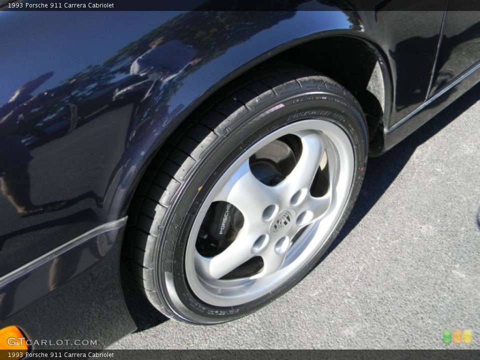 1993 Porsche 911 Carrera Cabriolet Wheel and Tire Photo #96483025