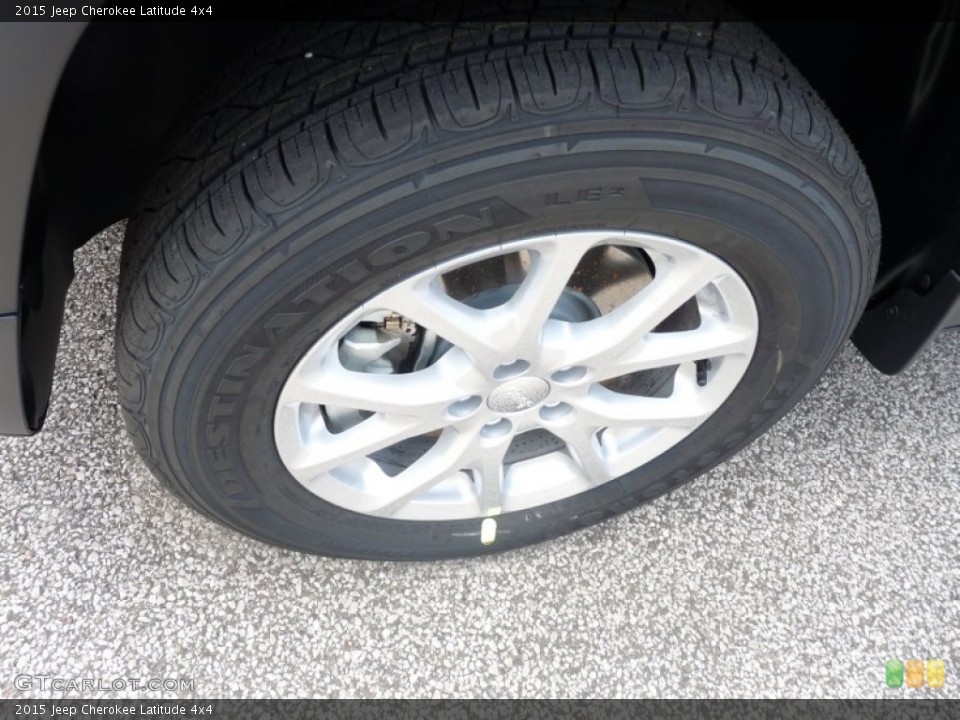 2015 Jeep Cherokee Latitude 4x4 Wheel and Tire Photo #96499678