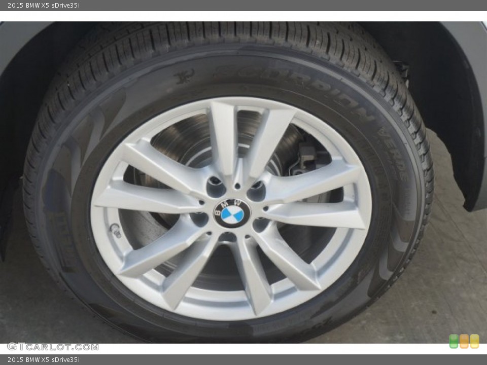 2015 BMW X5 sDrive35i Wheel and Tire Photo #96507307