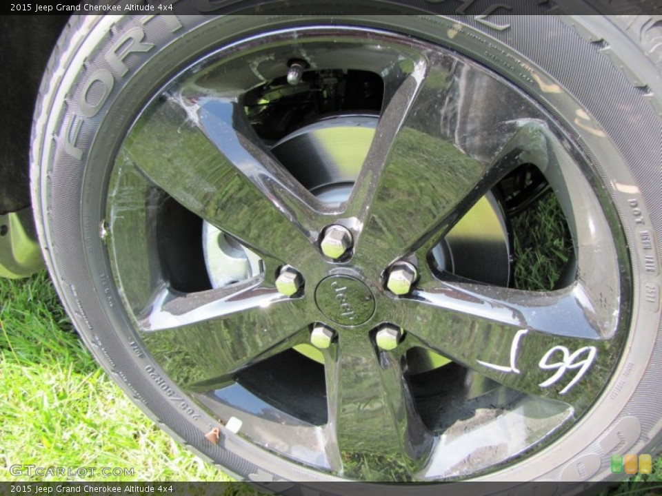 2015 Jeep Grand Cherokee Altitude 4x4 Wheel and Tire Photo #96510566