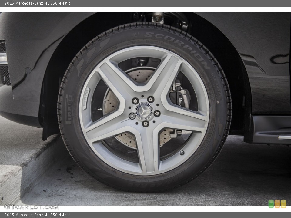 2015 Mercedes-Benz ML 350 4Matic Wheel and Tire Photo #96528447