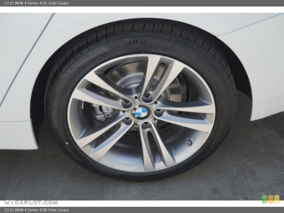 2015 BMW 4 Series 428i Gran Coupe Wheel and Tire Photo #96535303