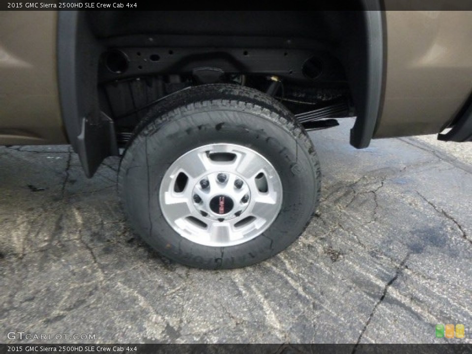 2015 GMC Sierra 2500HD SLE Crew Cab 4x4 Wheel and Tire Photo #96542502