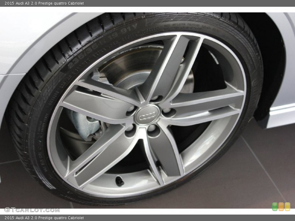2015 Audi A3 2.0 Prestige quattro Cabriolet Wheel and Tire Photo #96553310