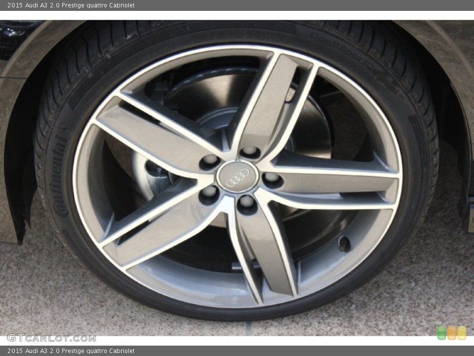 2015 Audi A3 2.0 Prestige quattro Cabriolet Wheel and Tire Photo #96553847
