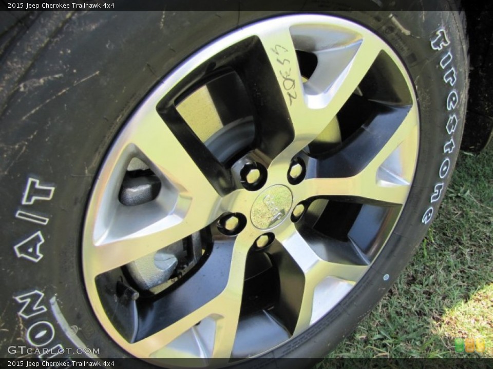 2015 Jeep Cherokee Trailhawk 4x4 Wheel and Tire Photo #96554339